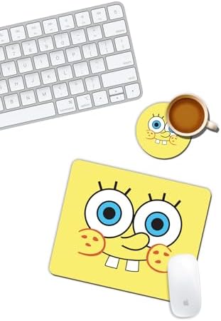 Alternative view of Sünger Bob Mouse Pad ve Bardak Altlığı Set
