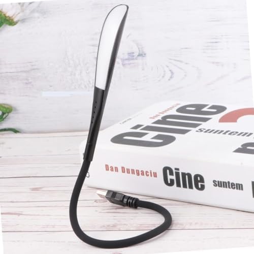 USB Girişli 14 Ledli 3 Kademeli Dokunmatik MasaKitap Okuma Lambası Ledi Siyah - Görsel 3