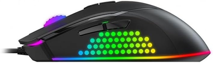 Kablolu RGB Işıklı Programlanabilir Gaming Mouse – 7 Tuş, 16 Milyon Renk Seçeneği, 2000-7000 DPI, USB Bağlantı MS814