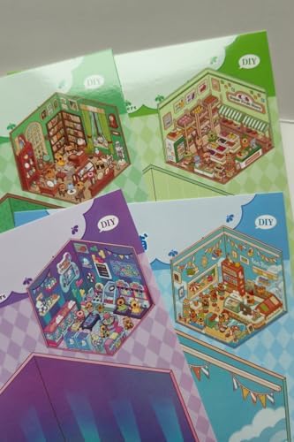 Kolbi Craft 8 Parça Sevimli 3D İzometrik Capybara Sticker Kafe Market Kütüphane Parti - Görsel 3