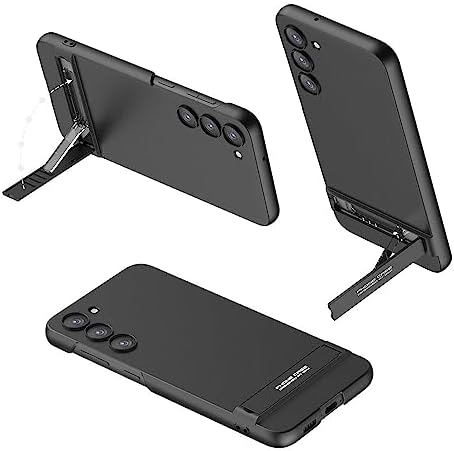 Senon Galaxy S24 Kılıf Zore Kamera Korumalı Dikey Standlı Ays Kapak - Görsel 2
