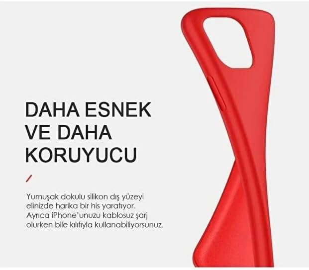 iPhone 17 Pro ile Uyumlu İçi Kadife Lansman Silikon Kılıf – Kamera Korumalı, Darbe Emici, Premium Yumuşak Kapak Beyaz