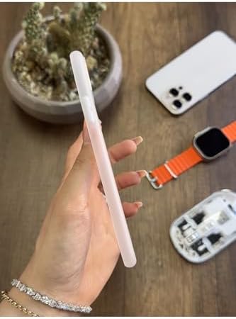 Süper İnce Mat Ultra Thin Silikon Kılıf Buzlu Beyaz iPhone 12 Pro ile uyumlu