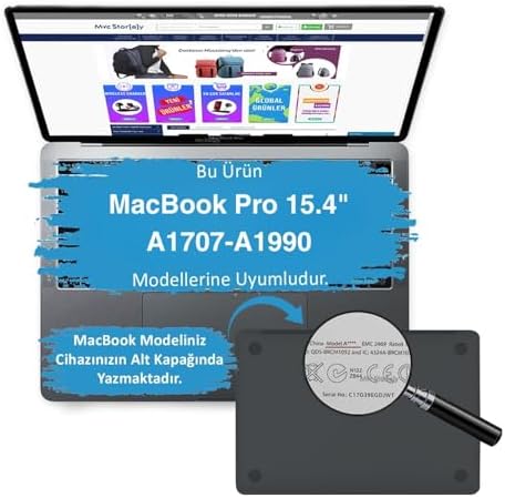 MacBook Pro 15 Kristal Şeffaf Kılıf A1707 A1990 Uyumlu Parlak Sert TPU Kılıf İnce Hafif Koruyucu Kapak 2016-2019 Şeffaf - Görsel 3