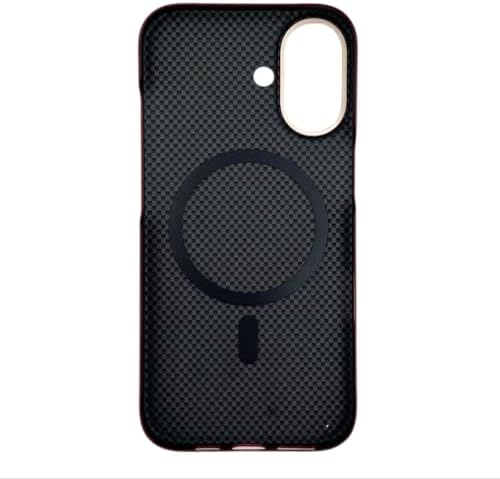 IPHONE 17 Uyumlu Telefon Kılıfı, Magsafe Özellikli, İnce Tasarım, Kablosuz Şarj Destekli,Bordo, Koyu Kırmızı Renk - Görsel 3