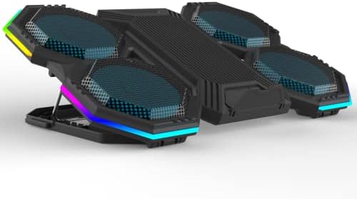 iDock F12-1 Black 2600RPM Yüksek Devirli Fan Gaming Laptop Soğutucu Stand