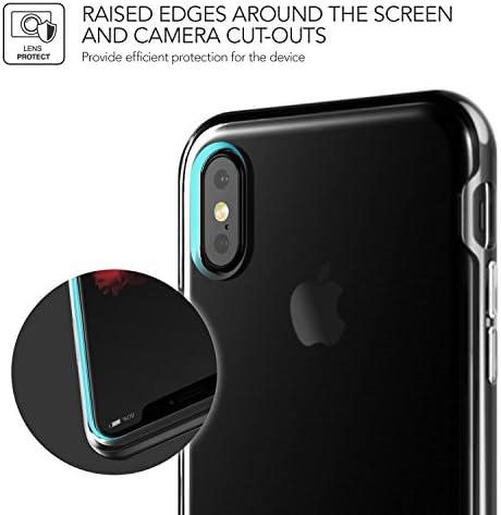 Alternative view of Vrs88870 iPhone X Crystal Bumper Kılıf Metal Black