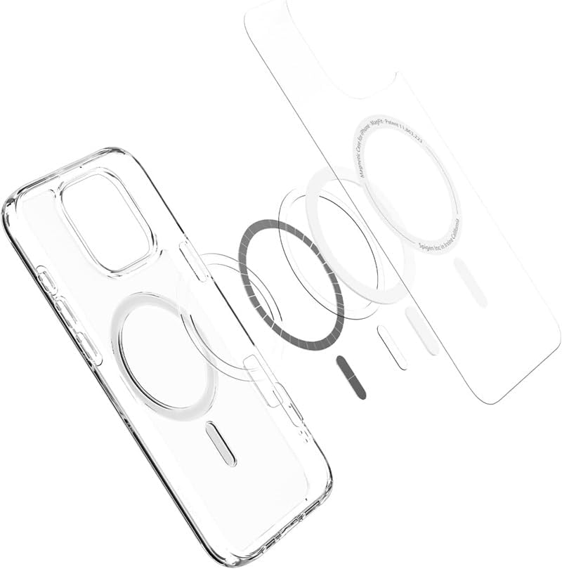 iPhone 16 Pro Max ile Uyumlu MagSafe Kılıf | Mıknatıslı Şeffaf Silikon | Kablosuz Şarj Uyumlu | Darbe Koruma - Görsel 2