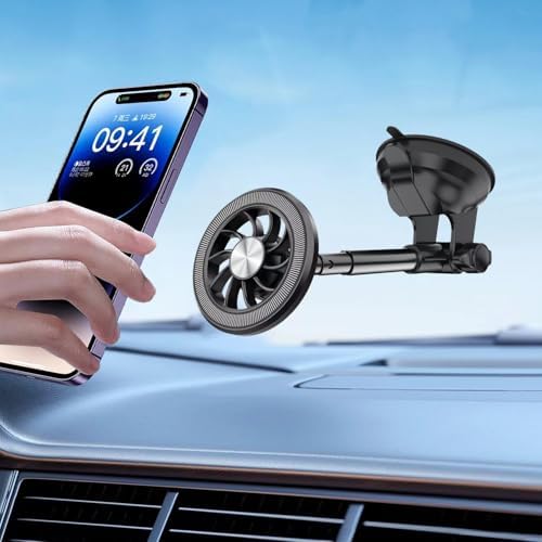 iphone 11 12 13 14 15 Pro Max Mıknatıslı Cama Gögse Yapışan Uzayan Oto Telefon Tutucu Stand Vantuzlu 360 yuvarlak halka hediye - Görsel 3