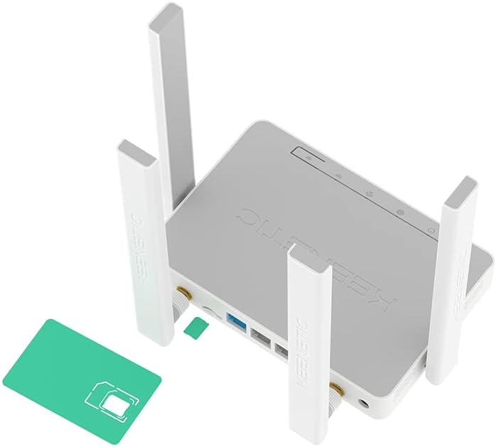 Runner 4G N300 Wi-Fi Mesh Ebeveyn Kontrol Fiber VPN Router 4G Modem Cat.4 4x100Mbit/s KN-2212 - Görsel 3