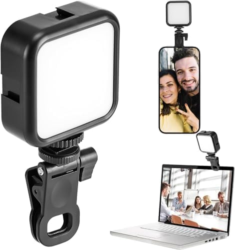 Alternative view of İkili Set Dolgu Işık Canlı Yayın Için Mini Yüksek Parlaklık Dolgu Işığı Selfie Işık Paneli, Kıskaçlı Telefon ve Notebook Tutucu, YouTuber Yayıncı Işığı AY-49 (AY-49 - Işık)