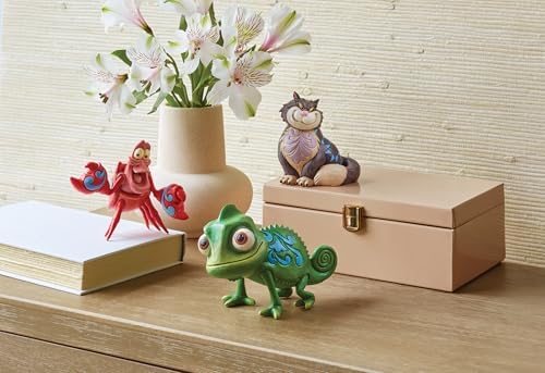 Enesco Jim Shore tarafından Gelenekleri Koleksiyonu Karışık Pascal Bukalemun Heykelci- Taş Reçine El Boyalı Hazırlanmış Koleksiyon Rapunzel Mini Figürinler Ev Dekorasyonu Heykeli, 9,75 - Görsel 3