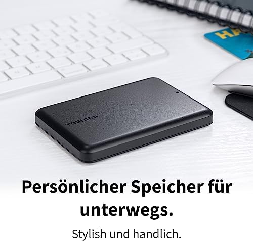Canvio Partner 1 TB taşınabilir 2, 5 inç harici HDD, USB 3.2 Gen 1, Mac ve Windows ile uyumlu, USB ile çalışır - Görsel 2