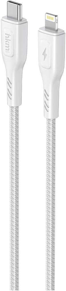 KNIT 30W Hızlı Şarj Destekli, Type-C to Lightning Şarj ve Data Aktarım Kablosu, 1 metre, Beyaz - Görsel 3