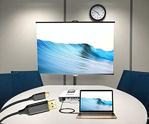 K01E Type-C To Display Port Dp 4K Hd 60Hz Görüntü Aktarım Kablosu - Görsel 3