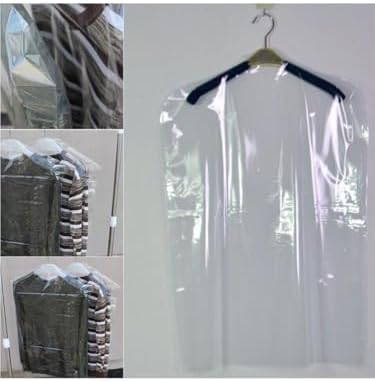 Şeffaf Elbise Koruma Kılıfı -60 * 120-25 Adet, Ceket, Kazak, Tshirt Naylon Poşeti