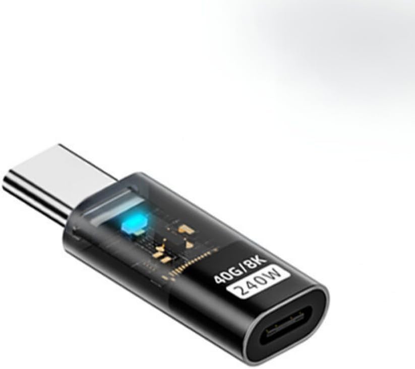 Alternative view of Type C to Type C USB3.2 240W 40Gbps 8K Hızlı Şarj Veri ve Görüntü Aktarımı Çevirici Adaptör OTGST