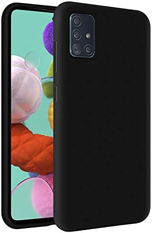 Galaxy A51 İçi Kadife Soft Logosuz Lansman Silikon Kılıf - Siyah - Görsel 2
