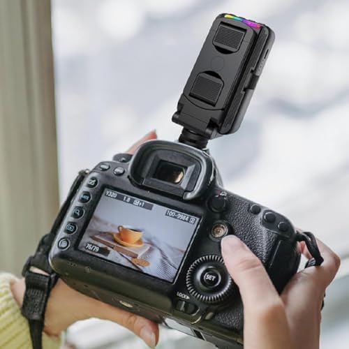 Alternative view of Taşınabilir RGB LED Dolgu Işığı 6 Renk Modlu 3000-6500K Ayarlanabilir Işık Telefon Tablet Notebook Tripod Uyumlu Şarjlı Video Selfie Canlı Yayın Işığı | F615