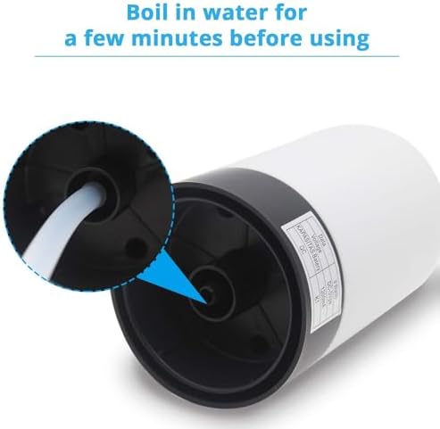 Alternative view of 2,5 litre su sebili, Dağıtıcı De Agua para Botellon, evrensel su şişesi pompası, şalterli ve USB, kamp, mutfak, atölye, garaj için (beyaz)