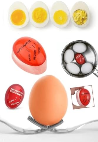 Renk Değiştiren Yumurta Zamanlayıcı Yumurta Haşlama Derecesi Dublör Yumurta Pişirme Aleti Egg Timer - Görsel 2
