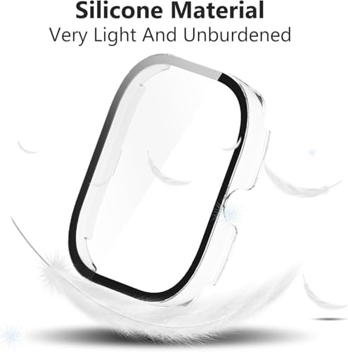 Xiaomi Redmi Watch 5 ile uyumlu Kılıf Ekranı Tam Kapatan Silikon Yapılı Ekran Koruma Redmi Watch 5 ile uyumlu Ekran Koruyucu (Şeffaf) - Görsel 3