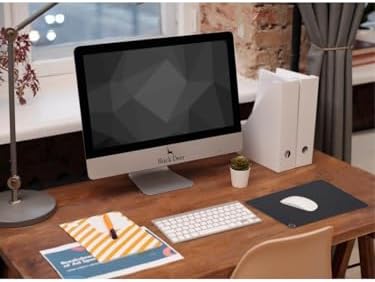 Black Deer Siyah Professional Oyuncu Gaming Mouse Pad,Ofis Masa Pad, Kaydırmaz Taban Mouse Pad, Su Geçirmez Mouse Pad (35x28 M)