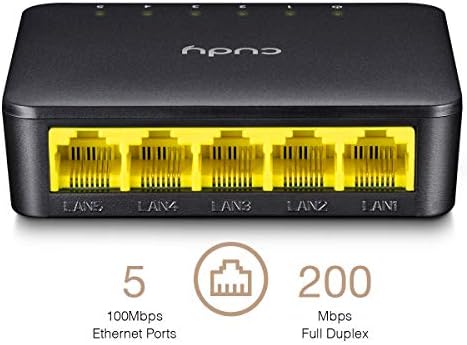 Alternative view of Cudy FS105D 10/100Mbps 5 Port Megabit Switch