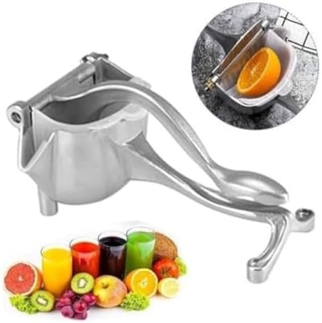 Metal Meyve Sıkacağı - Dayanıklı Metal Yapı, Portakal Limon Greyfurt İçin Pratik Narenciye Sıkacağı, Ergonomik Tasarım - Görsel 3