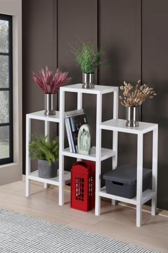 Alternative view of Mithra Life 6 Katlı Plastik Beyaz Banyo Mutfak Rafı MIT1044