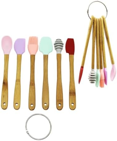 Alternative view of Yakut-10885 (6Pcs) Mini Ahşap Saplı Silikon Mutfak Set*144