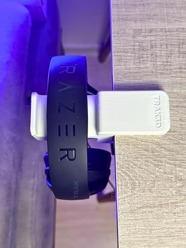 Premium Beyaz Masa Kenarı Kulaklık Standı – Shadow Edition V6 (Yeni Versiyon) | Kaydırmaz Keçeli, Ergonomik ve Güçlendirilmiş - Görsel 3