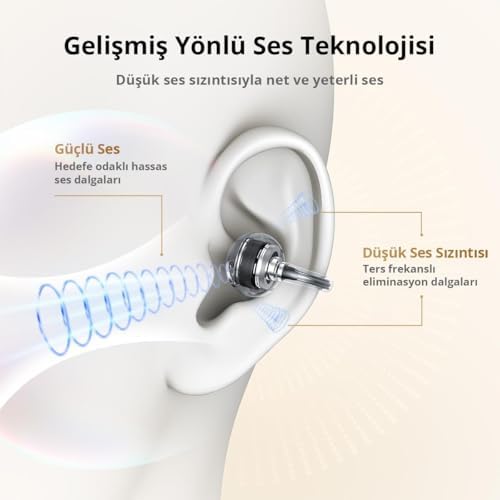 Earfun Clip Open Ear Adaptif Konforlu Kulaklık - Bluetooth 6.0-40 Saat Oynatma Süresi - IP55 - Gümüş Gri (EarFun Türkiye Garantili)
