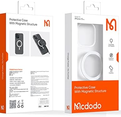 PC-1660 iPhone 13 Pro Magsafe Kılıf, Şeffaf Mat - Görsel 2
