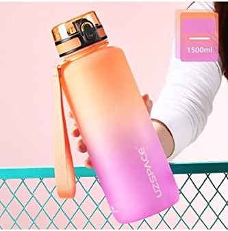 Motivasyon Matarası 1500 ml MEGA BÜYÜK BOY Çift Renk 8 Farklı Renk - Görsel 3
