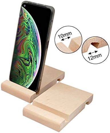 X-Perk Ahşap Tablet Ve Telefon Tutucu 2'li Set Kanal Aralığı 12 mm-10 mm - Görsel 3