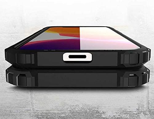 Alternative view of Apple iPhone 12 Mini ile Uyumlu Kılıf Çİft Katman Koruyucu Crash Military Tank Kılıf - Gri