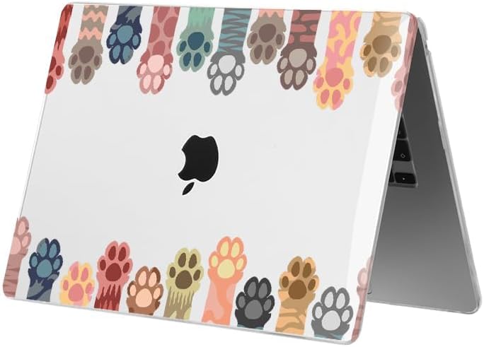 MacBook Air ile Uyumlu Polikarbonat Sert Koruyucu Çizilme ve Darbe Önleyici Kılıf A2337 A2179 A1932 (Baskılı - 2, 13.3 inç 2018-2022 Arası (m1 işlemci))