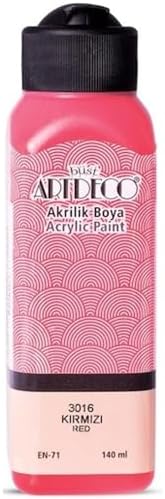 Alternative view of Artdeco Akrilik Boya, 140ml, Kırmızı 3016