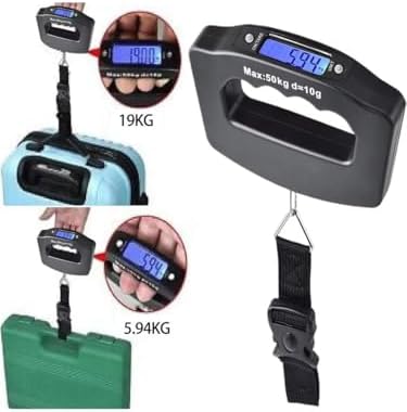 Alternative view of YENİ Elektronik Dijital El Tartısı Bavul Terazisi Pazar Tartısı Max 50 Kg Ölçer KG/GR Seyehat