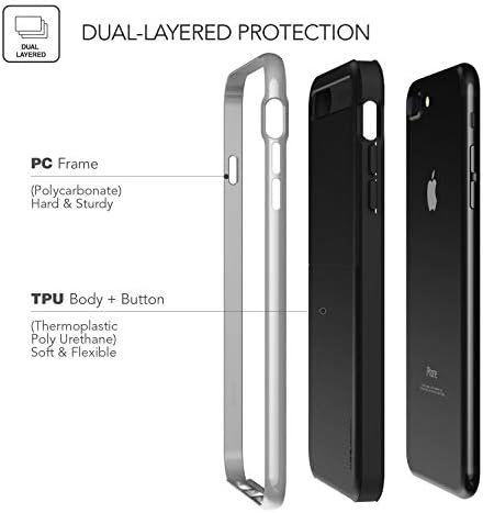 iPhone 8 Plus New High Pro Shield Kılıf Silver - Görsel 3