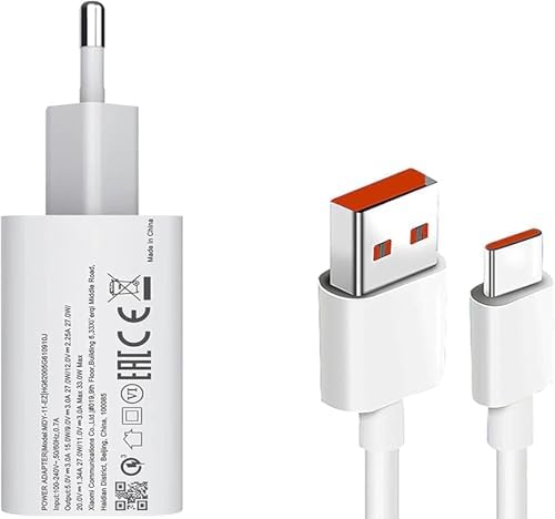 33 watt USB Hızlı Şarj Başlık Adaptör + 1m Hızlı Şarj Kablosu Fast Turbo Qualcomm 3.0 MS-11 Hızlı Şarj Göstergeli (Yerli Üretim) (33w+Type-C Kablolu) - Görsel 3