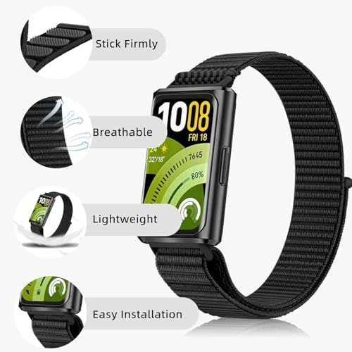 [Sport Loop]  Band 11/11 Pro ile Uyumlu Kumaş Kordon Yumuşak ve Konforlu  Band 11 Kordon Terletmeyen Nefes Alabilen Cırt Cırt Tasarım  Band 11 Pro Kordonu