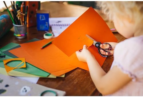 Fiskars Uğur böceği motifli çocuk hayvan makası, 4 yaşından itibaren, uzunluk: 13 cm, sağ ve sol elini kullananlar için, paslanmaz çelik bıçak/plastik saplar, kırmızı, 1004612 - Görsel 3