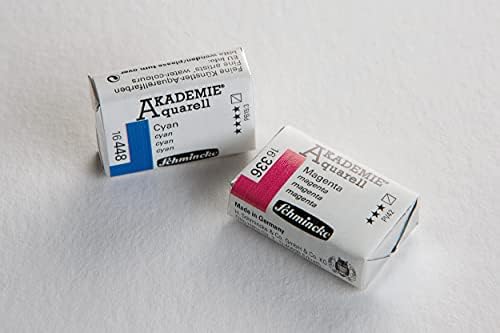 Akademie Aquarell Yarım Tablet Sulu Boya 442 Indigo - Görsel 3
