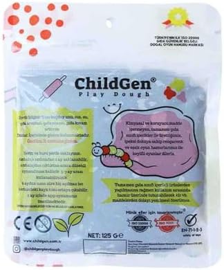 Doğal Oyun Hamuru - Mor -vakumlu Kartuş Paket - (ecopack-refill) - Görsel 3