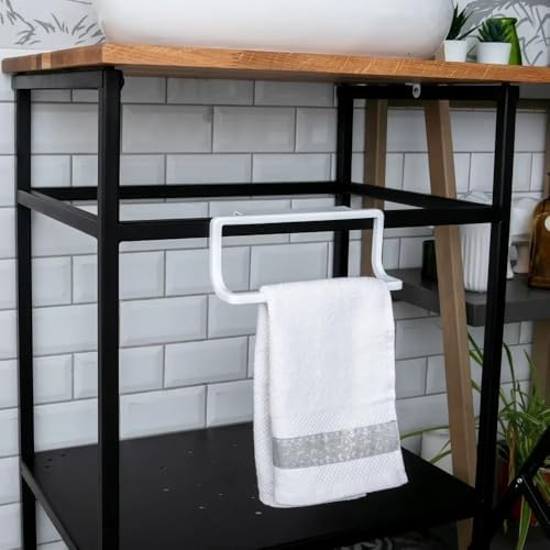 Alternative view of TOWEL HANGER Dolap Kapağına asılabilen havluluk, havlu askısı BEYAZ