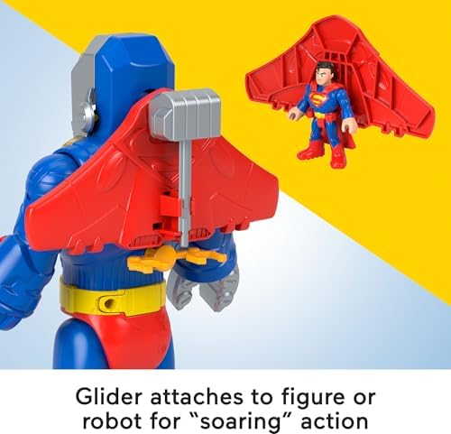 Imaginext DC Super ™ Superman™ Insider ve Exo Kostümü Imaginext DC Super Superman Insider ve Exo Kostümü, ışıklı ve sesli robot, 6 parça JCT47 - Görsel 3