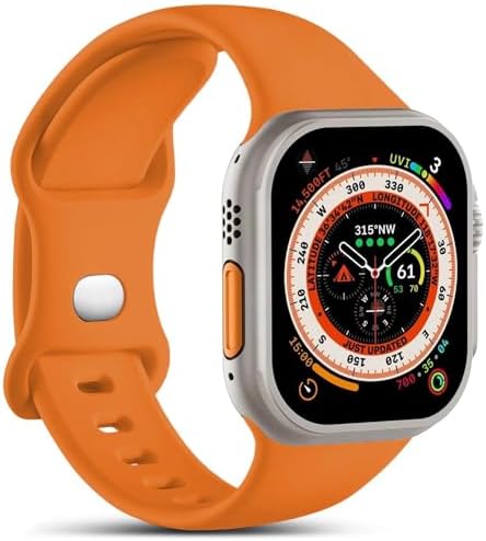 Alternative view of Apple Watch Ultra için Kordon ActiveFlex Wristband Turuncu [Watch Ultra ile Uyumlu Kordon - Turuncu]