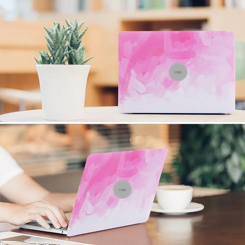 MacBook Air 13 inç Kılıf Uyumlu A1369 A1466 Sert Kapak İnce Hafif Darbe Çizik Koruma Hard Case Pembe - Görsel 3